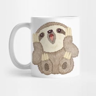 Surprised Sloth Mug